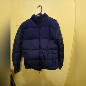 Womens Navy Puffer Jacket